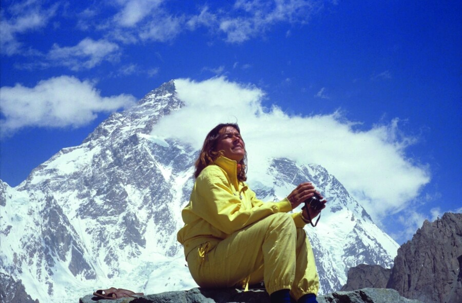 Wanda Rutkiewicz w bazie po K2